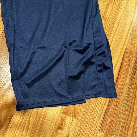 Windsor Aleena Satin Midi Dress **NAVY NOT GREEN** - Picture 7 of 8